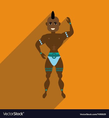 Flat web icon with long shadow dancer man vector image