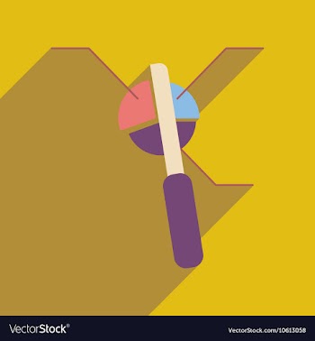 Flat web icon with long shadow diagram vector image