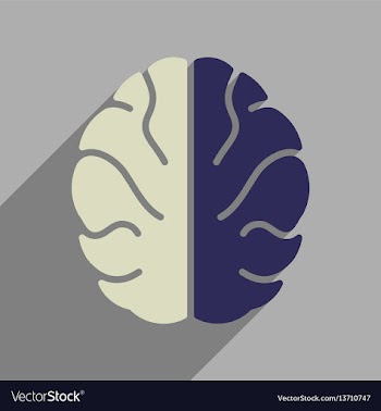 Flat web icon with long shadow eco thinking vector image