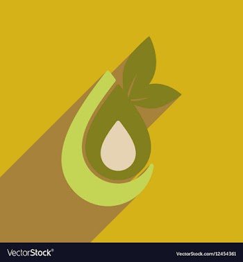 Flat web icon with long shadow eco water vector image