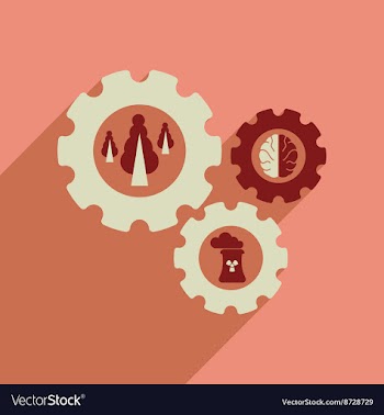 Flat web icon with long shadow ecology vector image