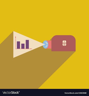 Flat web icon with long shadow economy vector image