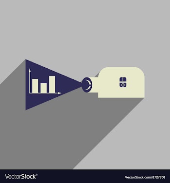 Flat web icon with long shadow economy vector image