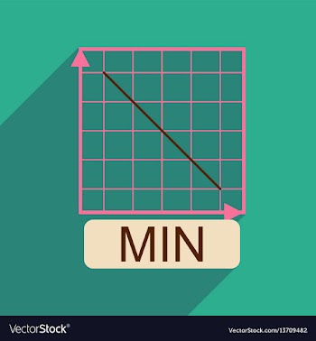 Flat web icon with long shadow falling graph vector image