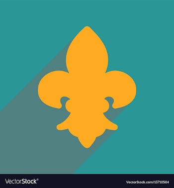 Flat web icon with long shadow french sign vector image