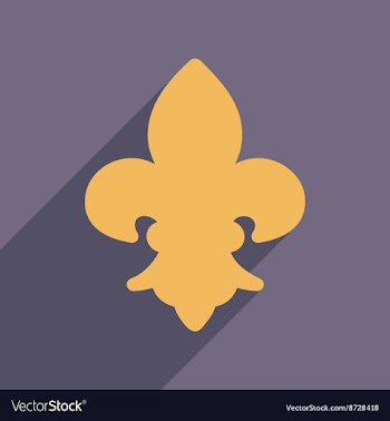 Flat web icon with long shadow French sign vector image