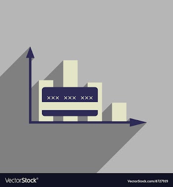Flat web icon with long shadow graph vector image