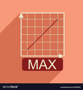 Flat web icon with long shadow growing schedule vector image