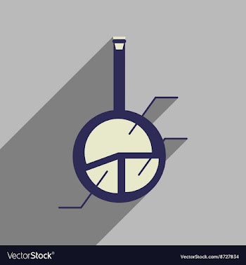 Flat web icon with long shadow infographics liquid vector image