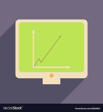 Flat web icon with long shadow infographics vector image