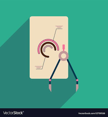 Flat web icon with long shadow infographics vector image