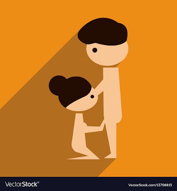 Flat web icon with long shadow kamasutra vector image