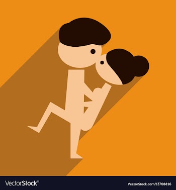 Flat web icon with long shadow kamasutra vector image