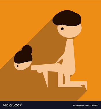 Flat web icon with long shadow kamasutra vector image
