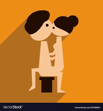 Flat web icon with long shadow kamasutra vector image