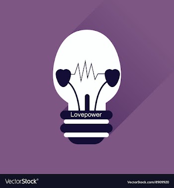 Flat web icon with long shadow love power vector image