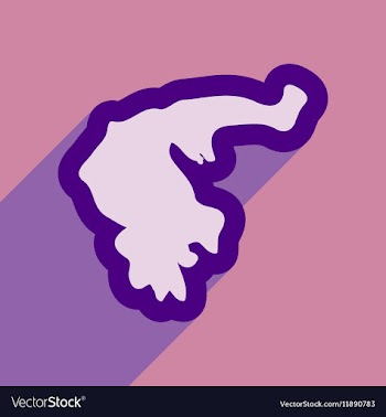 Flat web icon with long shadow map of Greece vector image