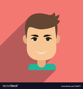 Flat web icon with long shadow men haircut vector image