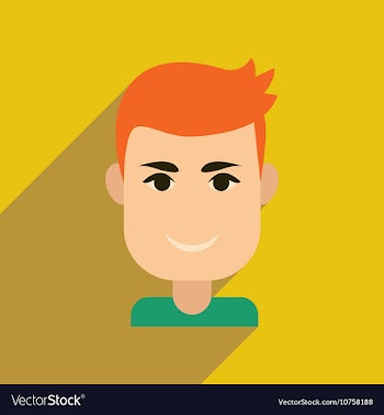 Flat web icon with long shadow men s haircut vector image