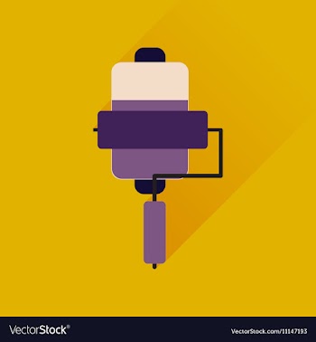 Flat web icon with long shadow mobile battery vector image
