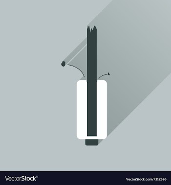 Flat web icon with long shadow mobile battery vector image