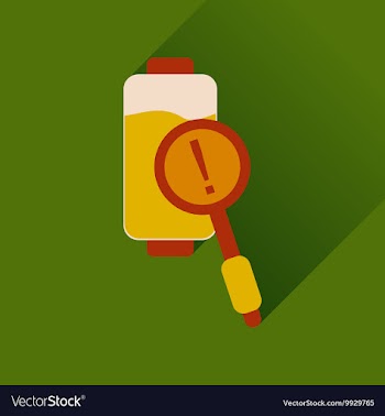 Flat web icon with long shadow mobile battery vector image