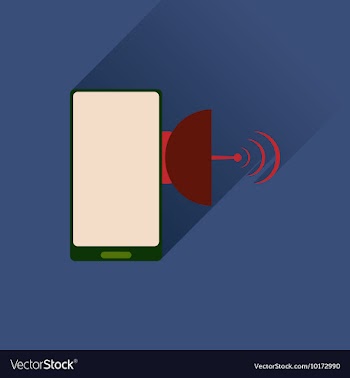 Flat web icon with long shadow mobile navigation vector image