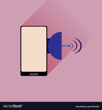 Flat web icon with long shadow mobile navigation vector image