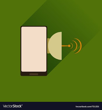 Flat web icon with long shadow mobile navigation vector image