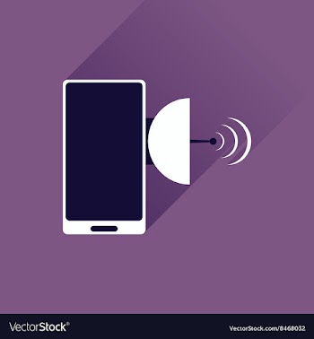Flat web icon with long shadow mobile navigation vector image