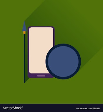 Flat web icon with long shadow mobile protection vector image