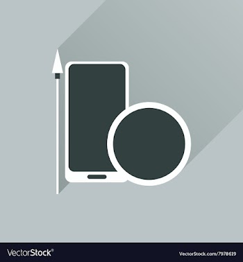 Flat web icon with long shadow mobile protection vector image