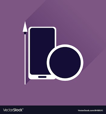 Flat web icon with long shadow mobile protection vector image
