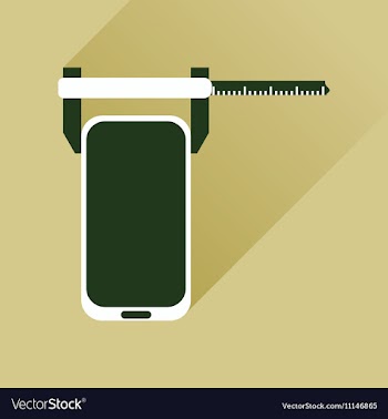 Flat web icon with long shadow mobile settings vector image