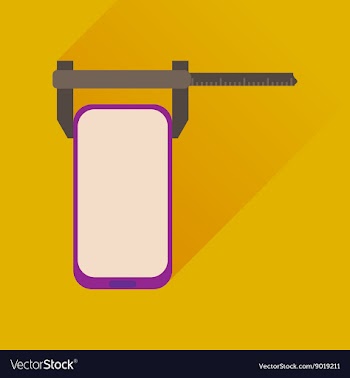Flat web icon with long shadow mobile settings vector image