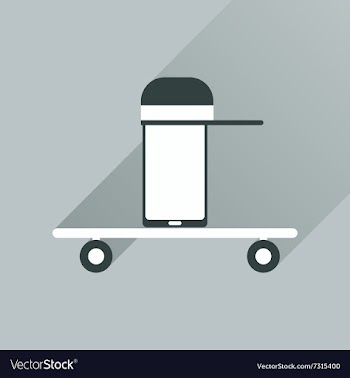Flat web icon with long shadow mobile teenager vector image