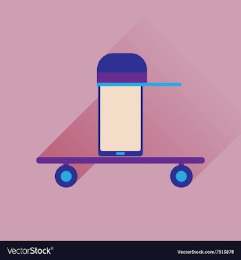 Flat web icon with long shadow mobile teenager vector image