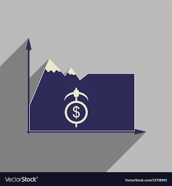 Flat web icon with long shadow mountain vector image