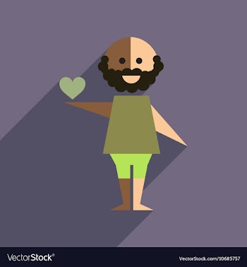 Flat web icon with long shadow no racism vector image