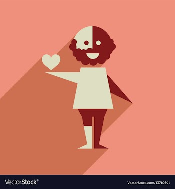 Flat web icon with long shadow no racism vector image