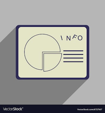 Flat web icon with long shadow Presentation on vector image