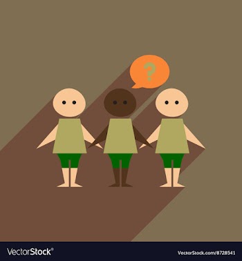 Flat web icon with long shadow race people vector image