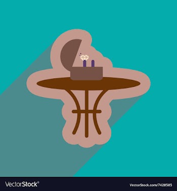 Flat web icon with long shadow ring in box vector image