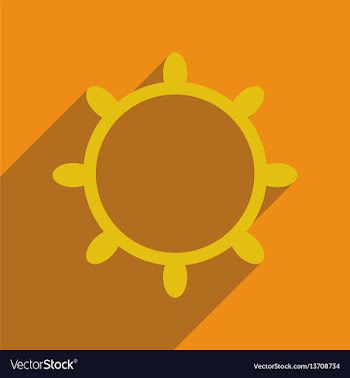 Flat web icon with long shadow ship steering wheel vector image