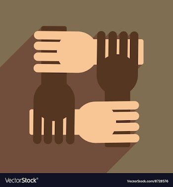 Flat web icon with long shadow support arms vector image
