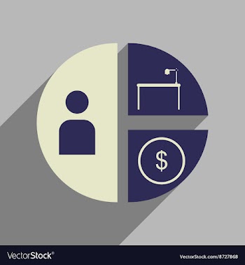 Flat web icon with long shadow time money chart vector image
