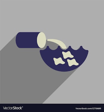 Flat web icon with long shadow water pollution vector image