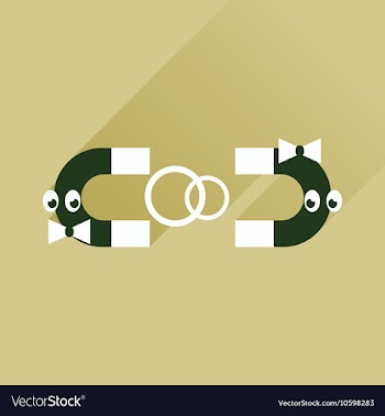 Flat web icon with long shadow wedding rings vector image