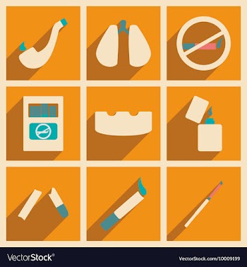 Flat with shadow concept and mobile application vector image