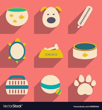 Flat with shadow concept and mobile application vector image